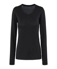 Falke UW Longsleeved Shirt WO/CLY w Unterhemd Damen - black (3000)