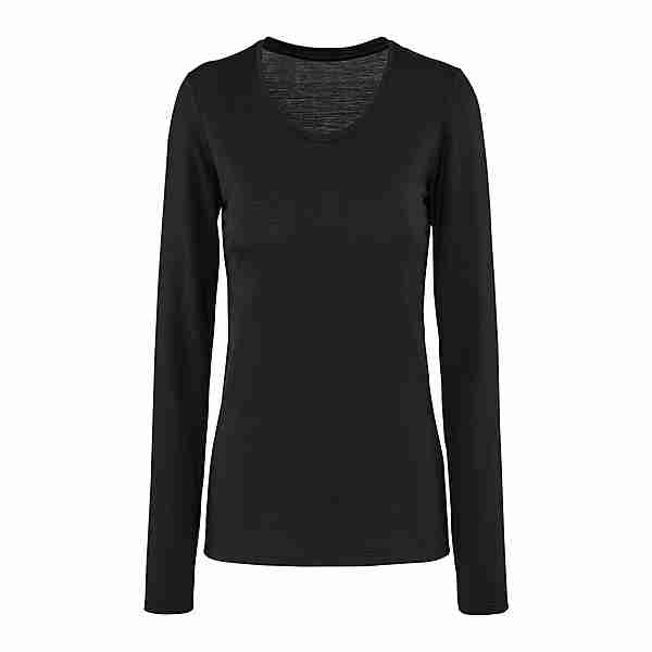Falke Langarmshirt Unterhemd Damen black (3000)
