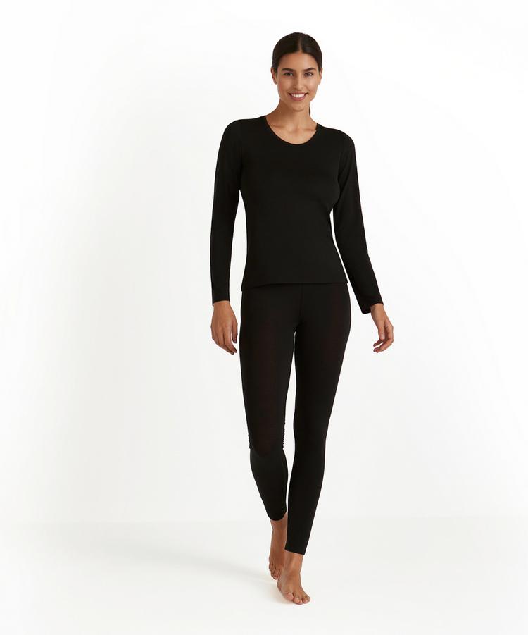 Falke Falke UW Longsleeved Shirt WO/CLY w Unterhemd Damen - black (3000) - 1 | SportScheck