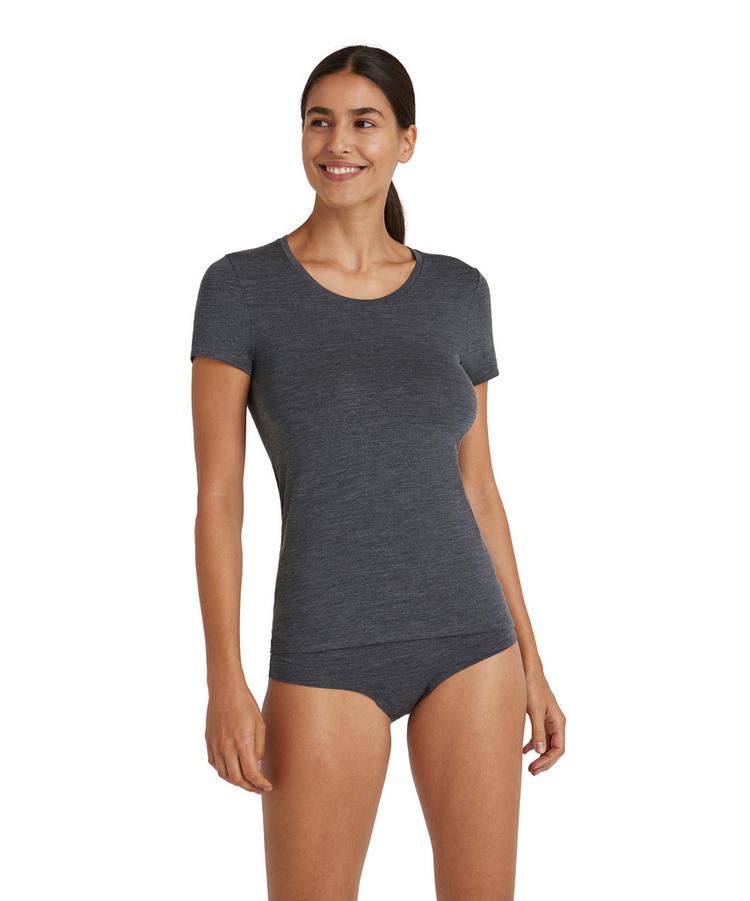 Falke Falke UW T-Shirt WO/CLY w Unterhemd Damen - dark grey -heather (3278) - 0 | SportScheck
