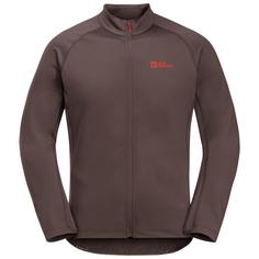 Jack Wolfskin MOROBBIA FZ M Fleecejacke Herren red earth