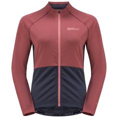 Jack Wolfskin MOROBBIA FZ L/S W Funktionsshirt Damen apple butter