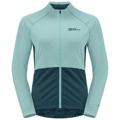 Jack Wolfskin MOROBBIA FZ L/S W Funktionsshirt Damen sea foam