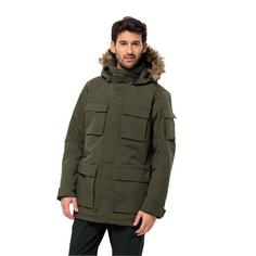 Rückansicht von Jack Wolfskin GLACIER CANYON PARKA Parka Herren island moss