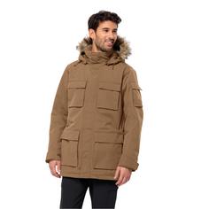 Rückansicht von Jack Wolfskin GLACIER CANYON PARKA Parka Herren chipmunk