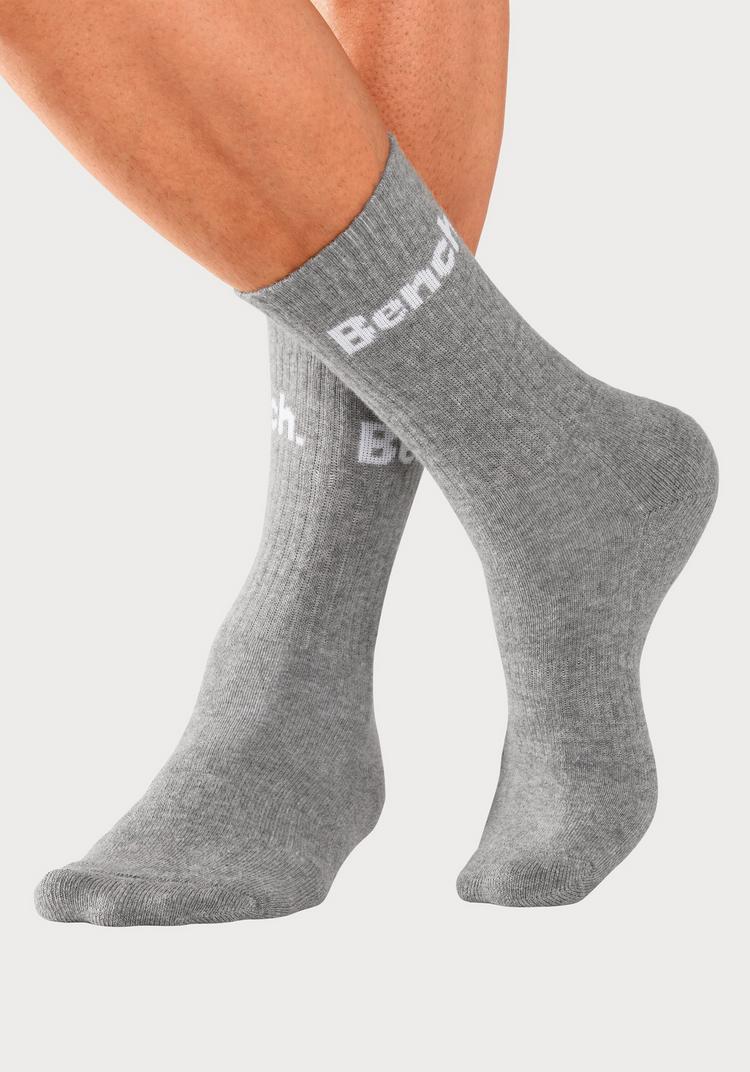 Bench Bench Tennissocken Socken - schwarz - wei&szlig; - grau - 1 | SportScheck