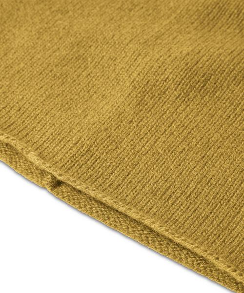 Rückansicht von Falke Mütze Beanie mustard (1597)