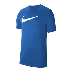 Nike Park 20 T-Shirt Swoosh Funktionsshirt Herren blauweiss