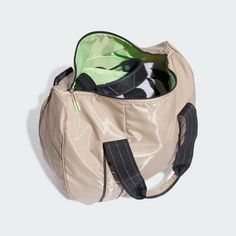 Rückansicht von adidas Yoga Tragetasche Sporttasche Damen Wonder Beige / Semi Green Spark / Carbon