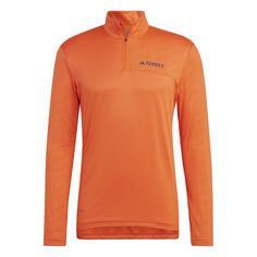 adidas TERREX Multi Half-Zip Longsleeve Langarmshirt Herren Semi Impact Orange