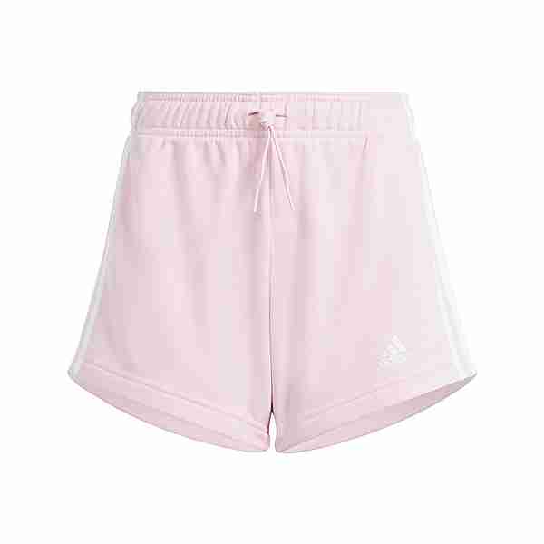 adidas Essentials 3-Streifen Shorts Funktionsshorts Kinder Clear Pink / White