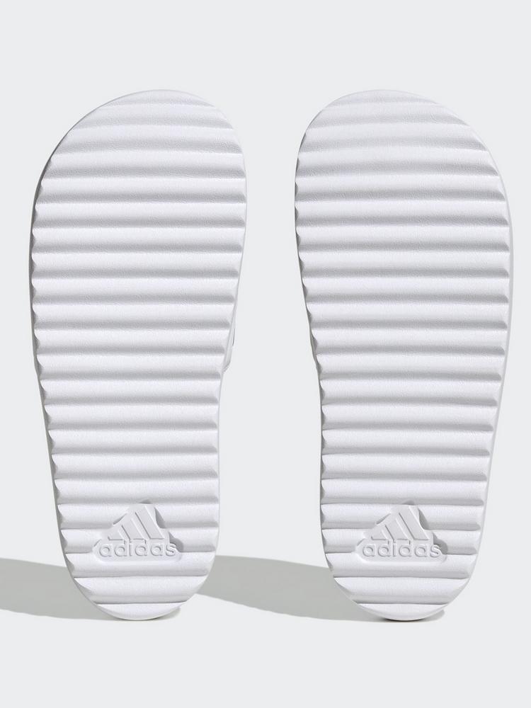 adidas adidas Adilette Platform Badelatschen Damen - ftwr white-zero metallic-grey one - 2 | SportScheck