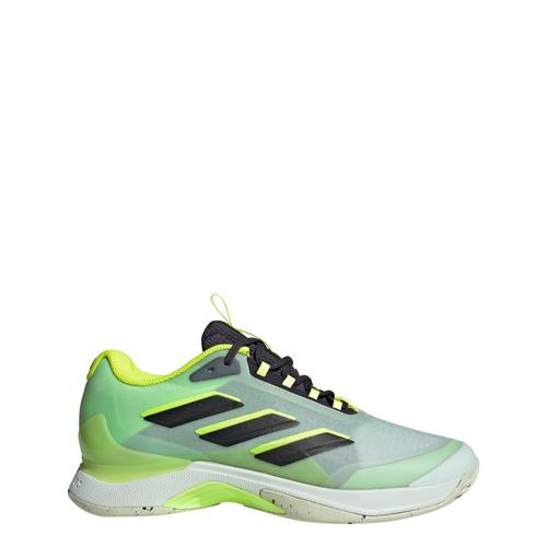 Rückansicht von adidas Avacourt 2 Tennisschuh Tennisschuhe Damen Green Spark / Core Black / Lucid Lemon