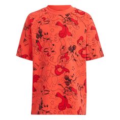 adidas adidas x Disney Micky Maus T-Shirt T-Shirt Kinder Bright Red / Better Scarlet / Black