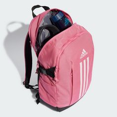 Rückansicht von adidas Rucksack Power Rucksack Daypack Pink Fusion / Clear Pink