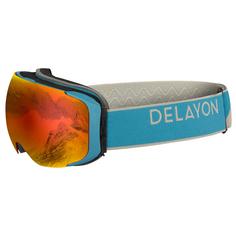 DELAYON Explorer OTG Snowboardbrille Navy-Gray Sens Red (VLT 35)