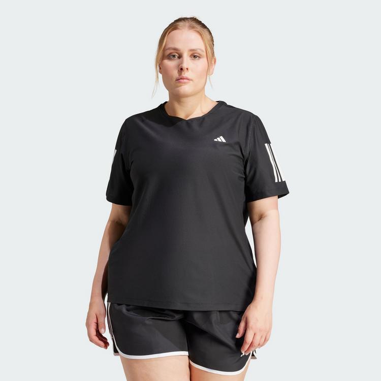 adidas adidas Own The Run T-Shirt &ndash; Gro&szlig;e Gr&ouml;&szlig;en T-Shirt Damen - Black - 0 | SportScheck