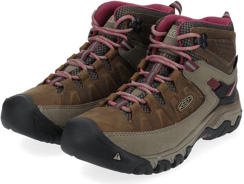 Rückansicht von Keen Wanderschuhe Boots Damen Weiß