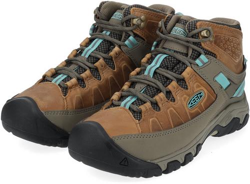 Rückansicht von Keen Wanderschuhe Boots Damen Braun