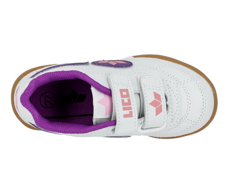 LICO LICO Hallenschuh Hallenschuhe M&auml;dchen - weiss/lila/rosa - 1 | SportScheck