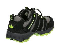Rückansicht von LICO Outdoorschuh Wanderschuhe Kinder grau/schwarz/lemon