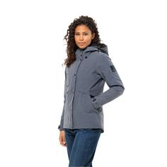 Rückansicht von Jack Wolfskin SNOWY PARK JKT W Funktionsjacke Damen night blue