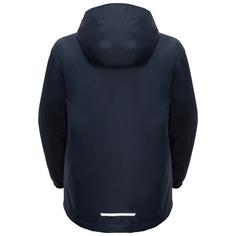 Rückansicht von Jack Wolfskin ACTAMIC 3IN1 JACKET K Funktionsjacke Kinder night blue