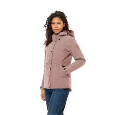 Rückansicht von Jack Wolfskin SNOWY PARK JKT W Funktionsjacke Damen afterglow