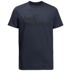 Jack Wolfskin ESSENTIAL LOGO T M Langarmshirt Herren night blue