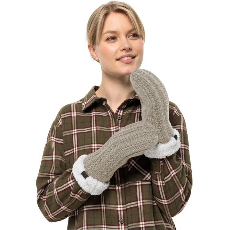 Jack Wolfskin Jack Wolfskin HIGHLOFT KNIT MITTEN W Handschuh Damen - dusty grey - 0 | SportScheck