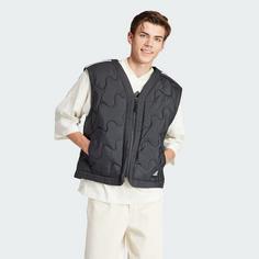 Rückansicht von adidas Nuganic Light Insulation Weste Jacke Herren Black