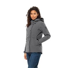 Rückansicht von Jack Wolfskin SNOWY PARK JKT W Funktionsjacke Damen black