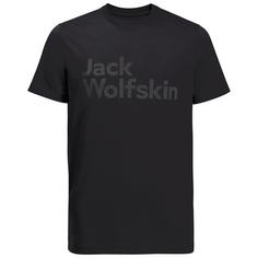 Jack Wolfskin ESSENTIAL LOGO T M Langarmshirt Herren black