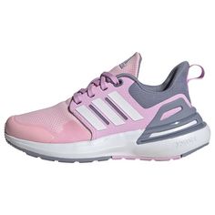 adidas RapidaSport Bounce Lace Schuh Sneaker Kinder Clear Pink / Cloud White / Bliss Lilac