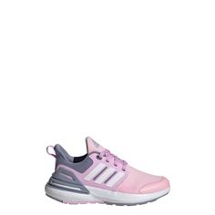 Rückansicht von adidas RapidaSport Bounce Lace Schuh Sneaker Kinder Clear Pink / Cloud White / Bliss Lilac