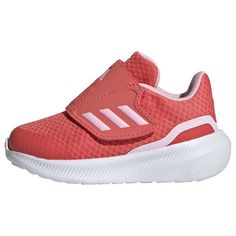 adidas RunFalcon 3.0 Hook-and-Loop Schuh Sneaker Kinder Preloved Scarlet / Clear Pink / Cloud White