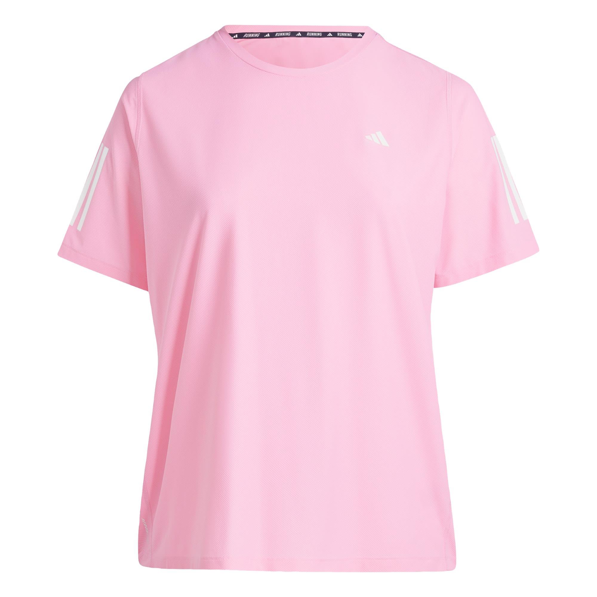 Adidas pink t shirt women's hotsell