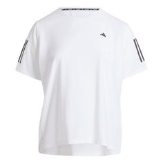 adidas Own The Run T-Shirt – Große Größen T-Shirt Damen White