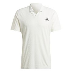 adidas Tennis Airchill Pro FreeLift Poloshirt T-Shirt Herren Off White / Crystal Jade