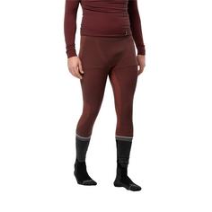 Rückansicht von Jack Wolfskin SEAMLESS WOOL PANTS M Wanderhose Herren red earth