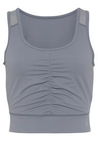 LASCANA Active Crop-Top Croptop Damen - blau-grau