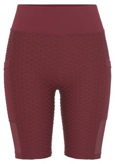Vivance active Radlerhose Fahrradtights Damen rot