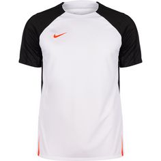 Rückansicht von Nike Dri-FIT Strike Funktionsshirt Herren weiß / schwarz