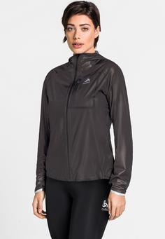 Rückansicht von Odlo DUAL DRY PK WATERPROOF Laufjacke Damen black(15000)