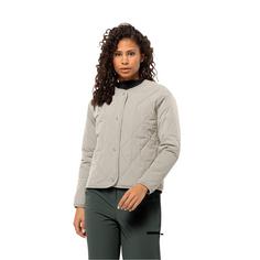 Rückansicht von Jack Wolfskin WANDERMOOD INS JKT W Funktionsjacke Damen dusty grey