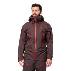 Rückansicht von Jack Wolfskin ALPSPITZE PRO 3L JKT M Outdoorjacke Herren red earth