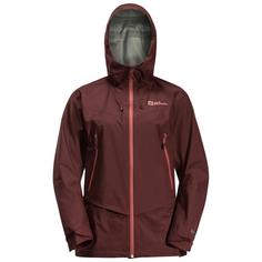 Jack Wolfskin ALPSPITZE PRO 3L JKT W Funktionsjacke Damen dark maroon