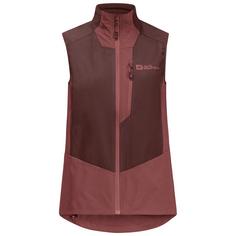 Jack Wolfskin ALPSPITZE VEST W Outdoorweste Damen dark maroon