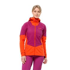 Rückansicht von Jack Wolfskin ALPSPITZE INS HYBRID W Funktionsjacke Damen new magenta