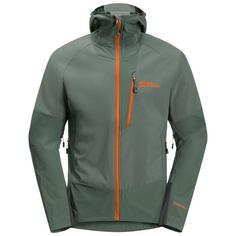 Jack Wolfskin ALPSPITZE HOODY M Funktionsjacke Herren hedge green